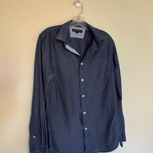Banana Republic Men's Denim Blue Casual Shirt